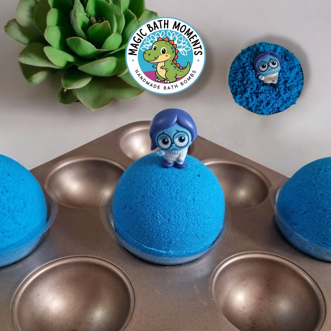 Sadness Bath Bomb – Emotional Learning & Bath Play with Surprise Toy