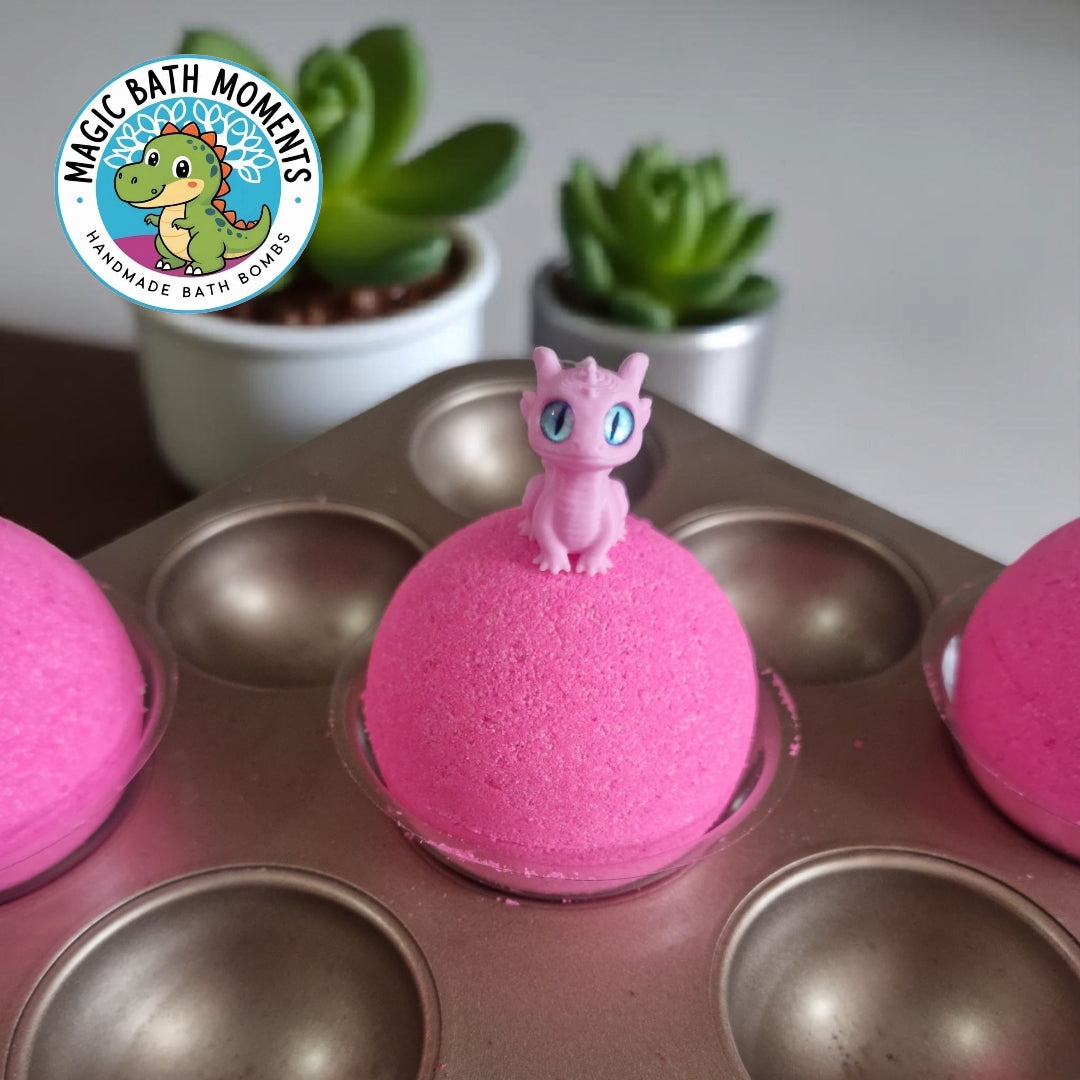 Love Color Monster Bath Bomb – Emotional Learning & Bath Play with Surprise Dragon Toy