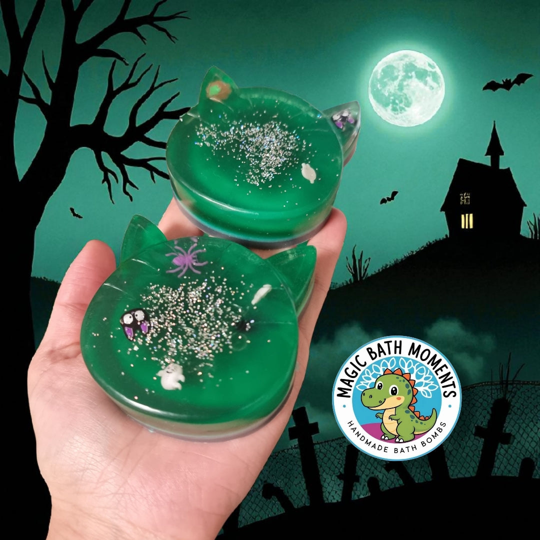 π Halloween Soap Collection β Handmade Goat Milk & Clear Soap with Charcoal Options