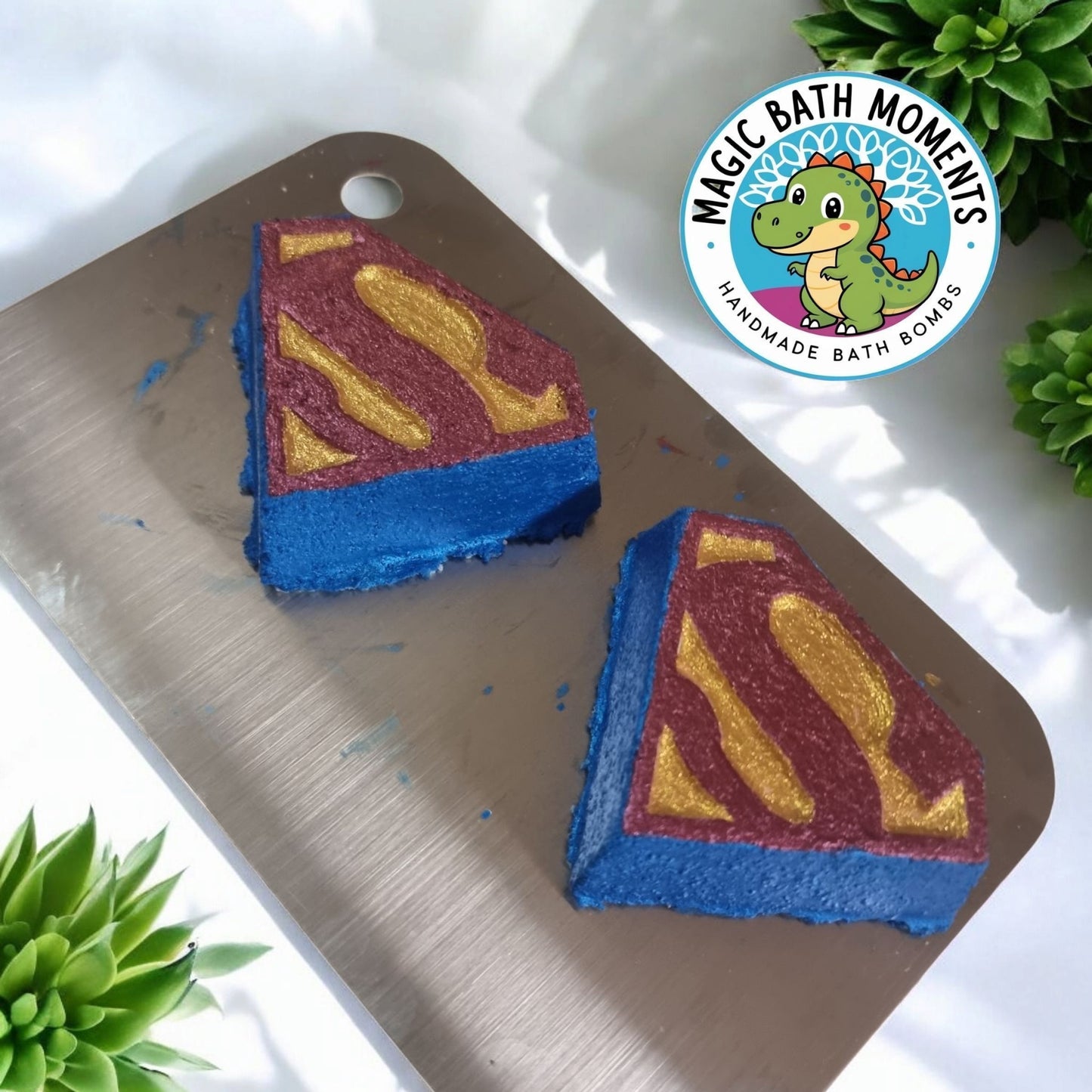 Super Fizz Hero Bath Bomb – Surprise Toy Inside | Cotton Candy Scent | Handmade for Kids