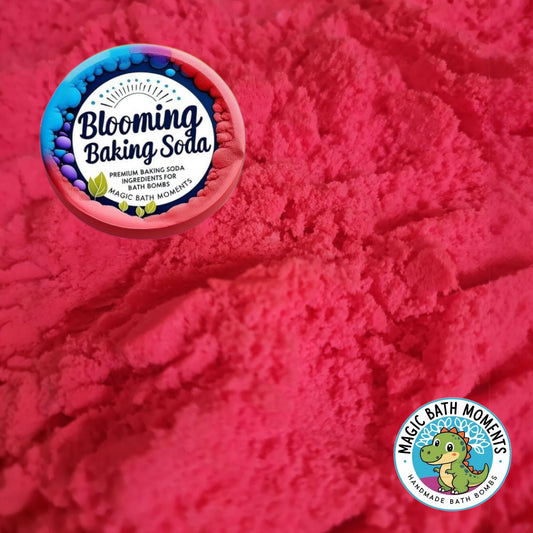 Pink Blooming Baking Soda – 1kg Pre-Coloured Bath Bomb Ingredient for DIY Fizz & Scoops
