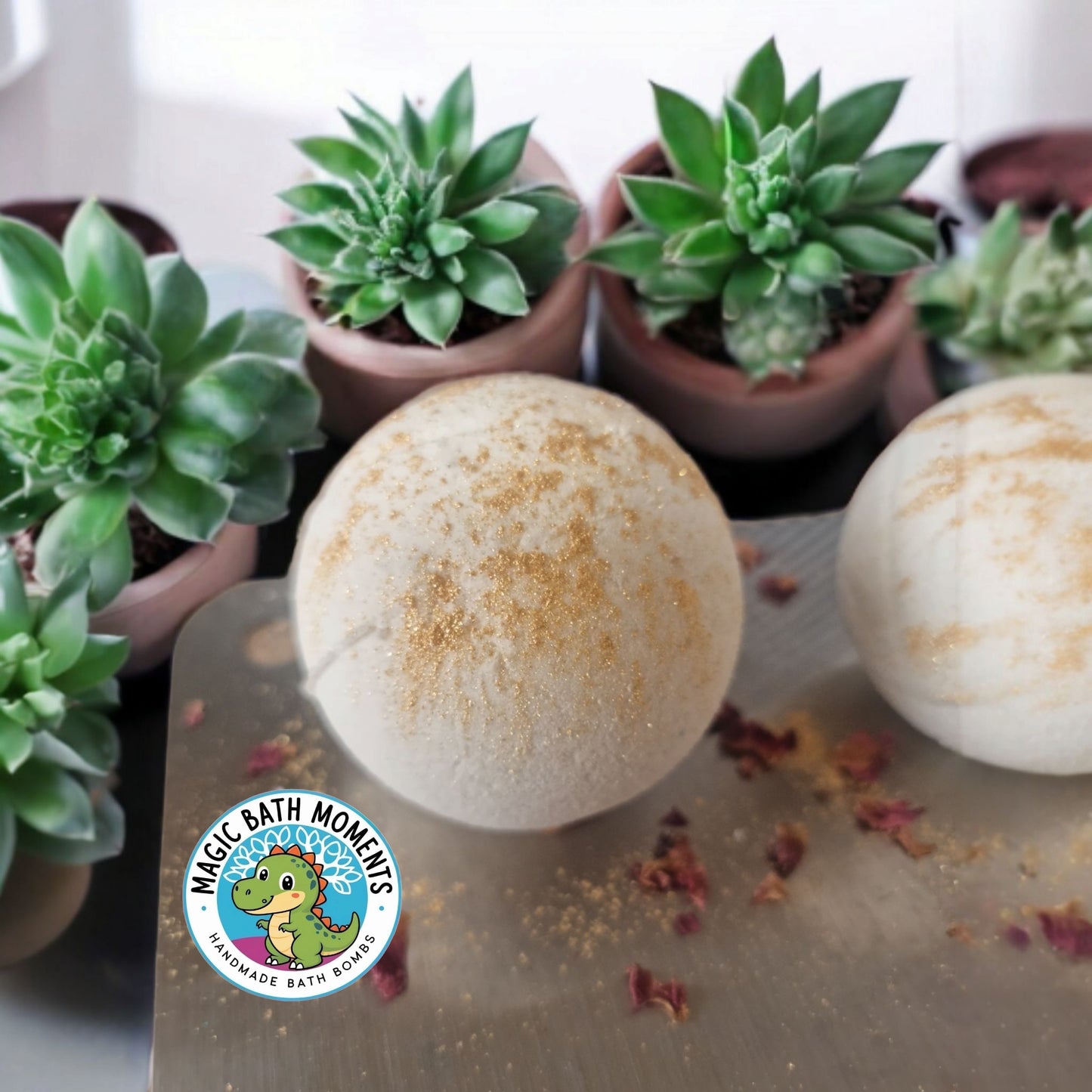 Amethyst Palm Stone Bath Bomb