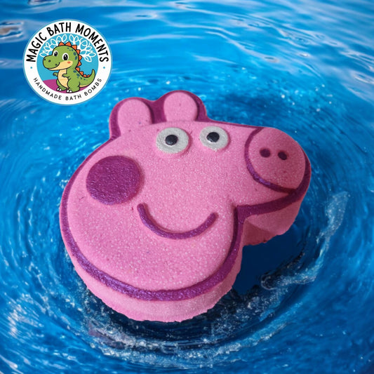 Peppa Fizz Pop! – Sweet Cotton Candy Bath Bomb with Surprise Toy