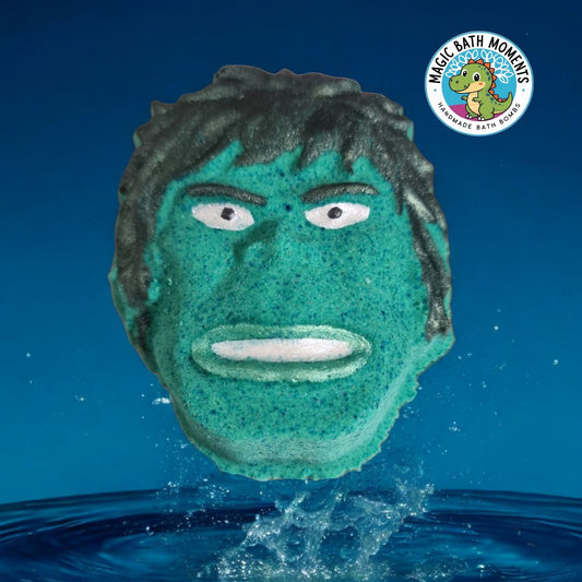 Hulk Smash Fizz! – Cherry Berry Chews Superhero Bath Bomb