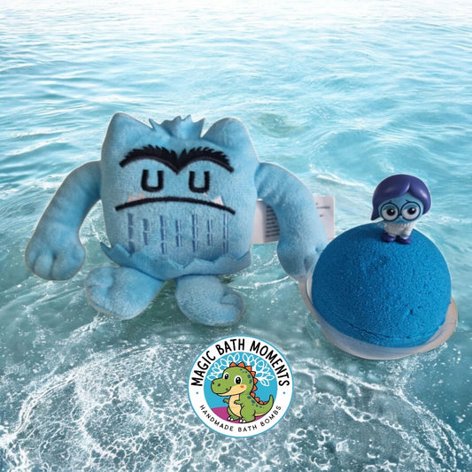 Sadness Bath Bomb – Emotional Learning & Bath Play with Surprise Toy