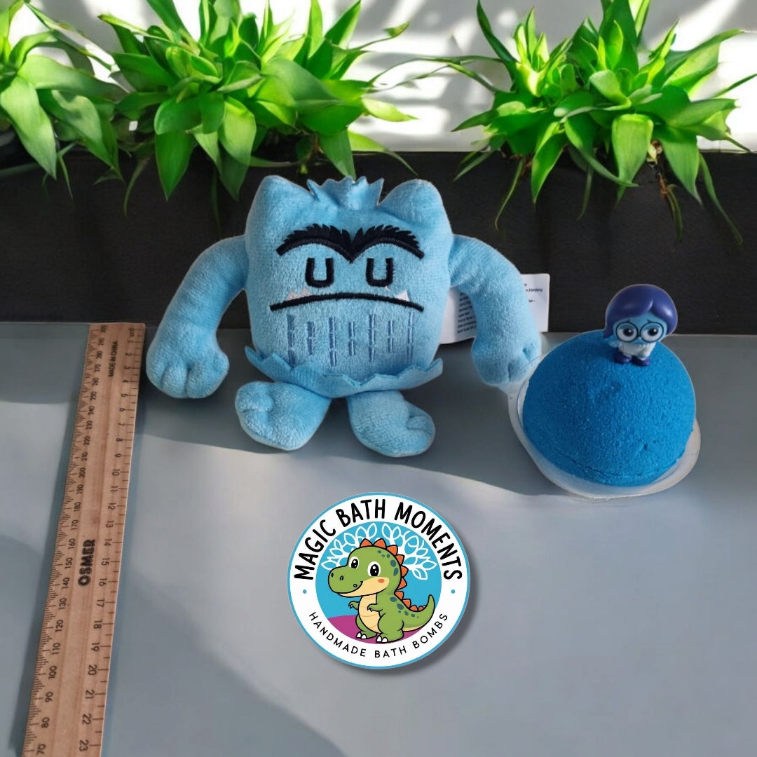 Sadness Bath Bomb – Emotional Learning & Bath Play with Surprise Toy