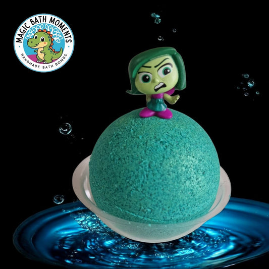 Green Disgust Bath Bomb – Emotional Learning & Bath Play with Surprise Toy