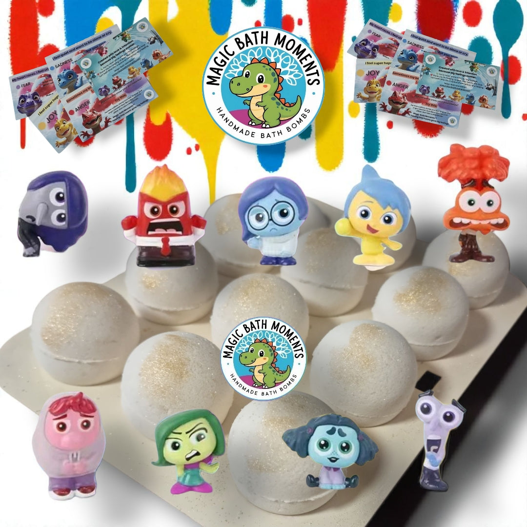 Inside Out Bath Bomb Gift Set – Handmade, Colourful & Fun Fizzy Surprise