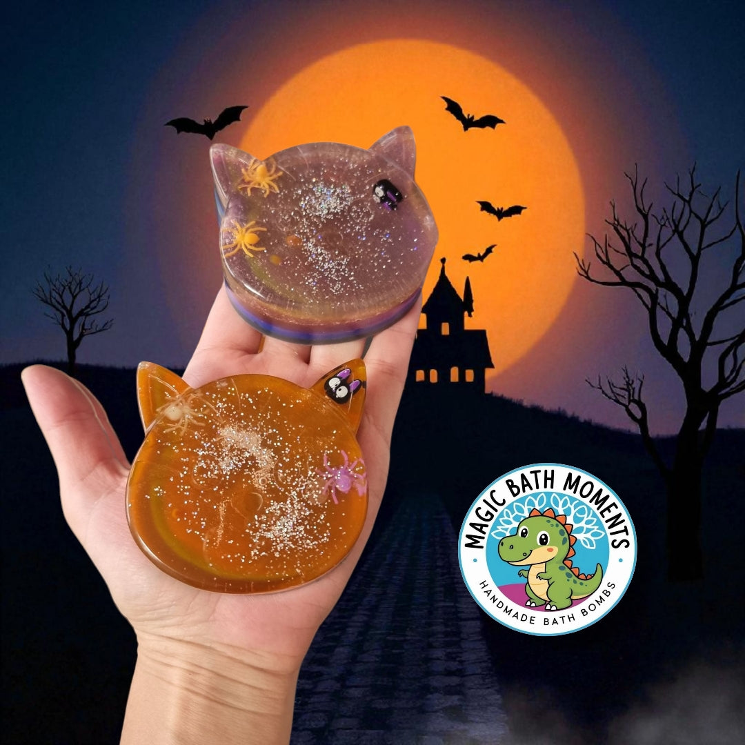 🎃 Halloween Soap Collection – Handmade Goat Milk & Clear Soap with Charcoal Options