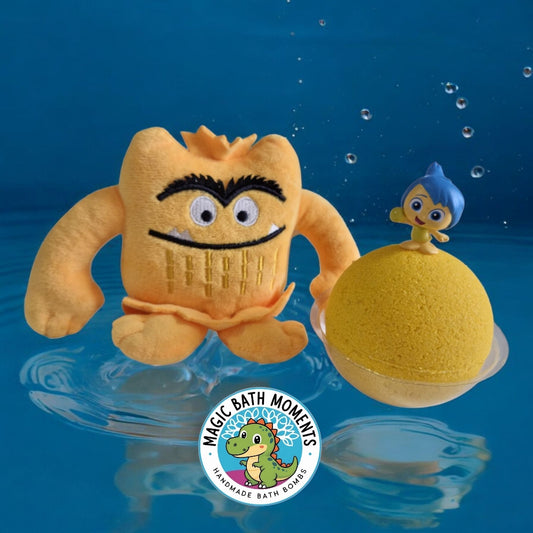 Yellow Joy Bath Bomb – Emotional Learning & Bath Play with Surprise Toy